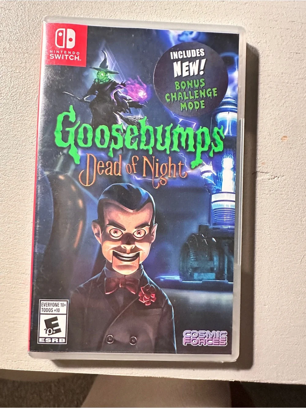 New Nintendo Switch Goosebumps: Dead of Night - Dark Cover (Black)Sealed Package